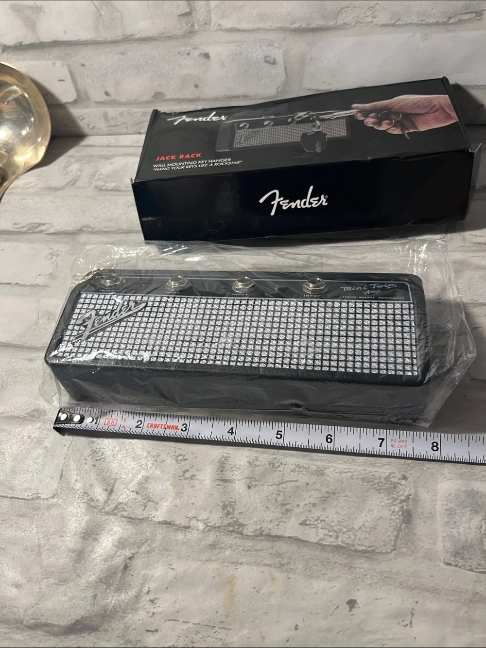 Fender Black Jack Rack Wall-Mount Key Hanger